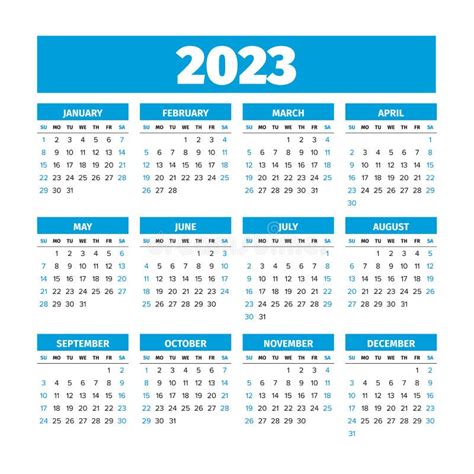 Week By Week Calendar 2023 Time And Date Calendar 2023 Canada