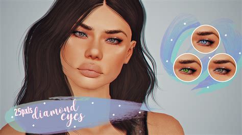 The Sims 3 Cc — 25pxlscc 「 Contacts 001 Diamond Eyes By
