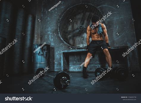 Shirtless Workouts Images Stock Photos And Vectors Shutterstock