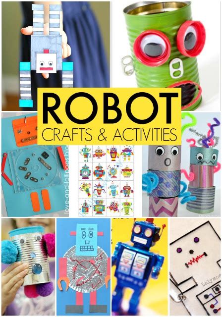 Robot Activities And Crafts For Kids The Ot Toolbox