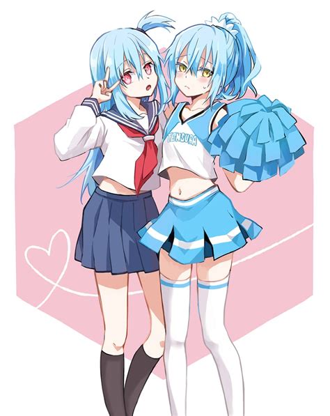 Rimuru Tempest And Ciel Tensei Shitara Slime Datta Ken Drawn By