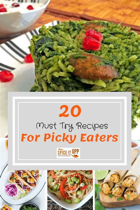 Do you have a hard time finding healthy food for the picky eaters in your home? 20 Best Recipes For Picky Eaters | Food recipes, Dinner ...