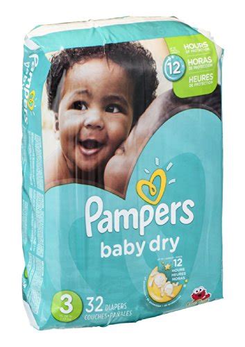Pampers Baby Dry Size 3 Sesame Street Diapers 32 Ct Pack Of 16