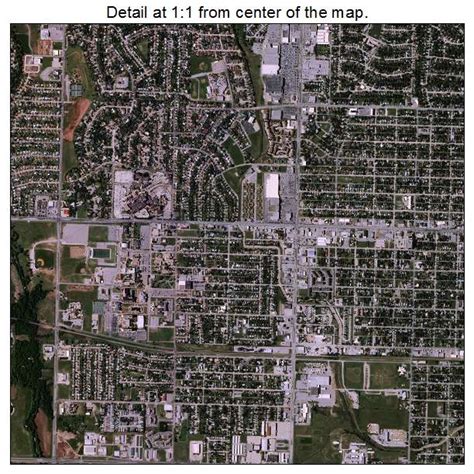Aerial Photography Map of Lawton, OK Oklahoma