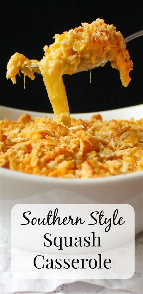 Southern Style Squash Casserole Recipe Recipe Recipes Food Squash