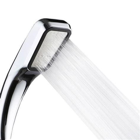 300 Tiny Holes High Pressure Water Booster Saving Square Shower Head Handheld Square Rainfall