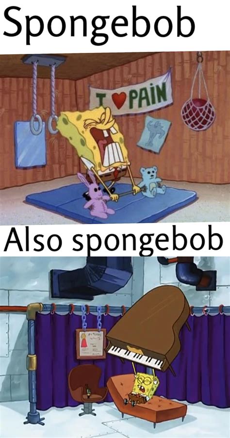 Strength Increases Level 100 Rbikinibottomtwitter Spongebob