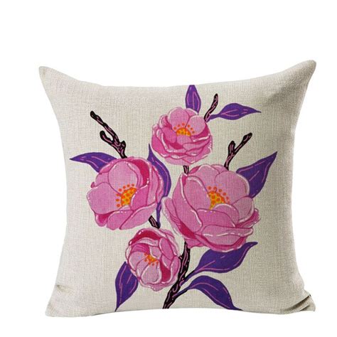 He loved, loved, loved it! Beautiful Flowers Patterns Cushion Cover Cheap Pillow ...