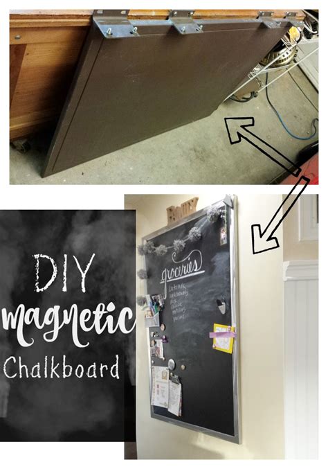 When you purchase products from an affliliate that's it!! DIY Magnetic Chalkboard - Salvage Sister and Mister