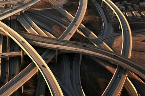 Premium Ai Image Aerial View Of A Massive Highway Intersection In Los