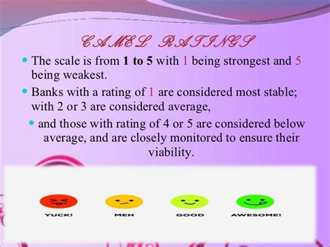 Camels rating system