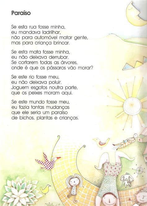 Atividades Com O Poema Se Essa Rua Fosse Minha