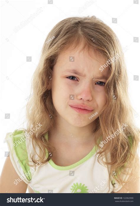 Upset Little Girl Crying Stock Photo Edit Now 122062900