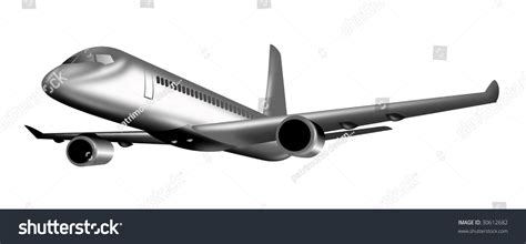 Jet Plane Taking Off Stock Illustration 30612682 Shutterstock