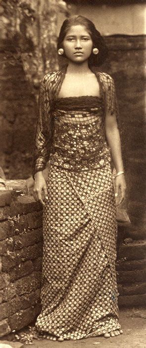 Balinese Woman Circa 1930 Bali Gente I Fotografías Indonesian Women Traditional Dresses