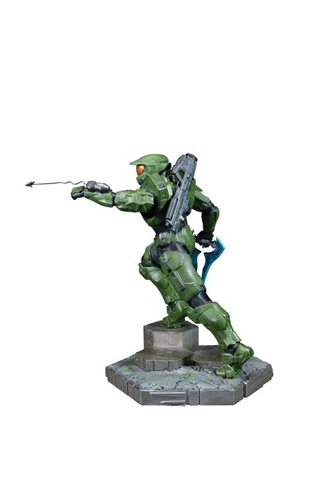 Halo Infinite Master Chief And Grappleshot Pvc Statue