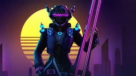 Futuristic Robot Cyborg Artwork Hd Vaporwave Wallpapers Hd Wallpapers