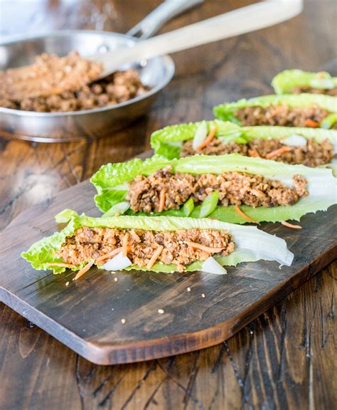 Meaty Lentil And Cauliflower Lettuce Wraps One Ingredient Chef