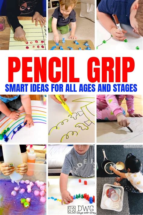 25 Activities To Improve Pencil Grip Preschool Fine Motor Activities