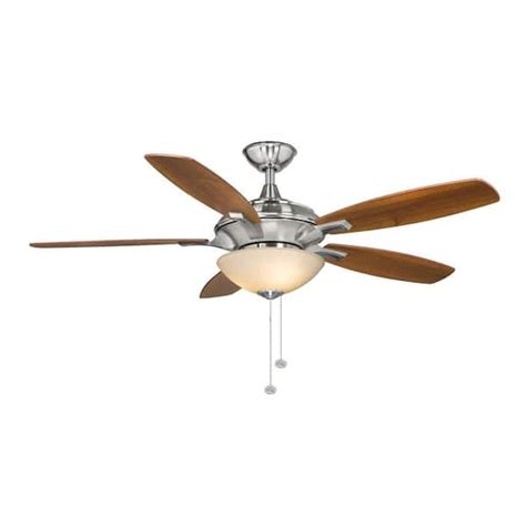 Hampton Bay Springview 52 In Indoor Brushed Nickel Ceiling Fan With