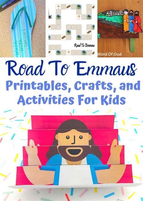 Road To Emmaus Printables Crafts And Activities For Kids In 2020