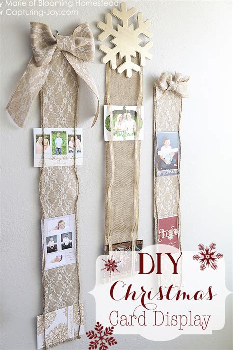 9 Creative Ways To Display Christmas Cards Random Acts Of Crafts