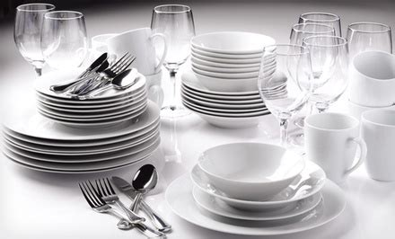 With elegant glass that features a simple gold band at the lip, these goblets are pretty enough to party, but won't steal the water goblets set. 10 Strawberry Street Dinnerware | Groupon Goods