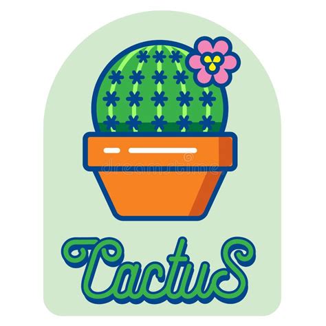 Cactus Logo Icon Stock Illustration Illustration Of Garden 103527924