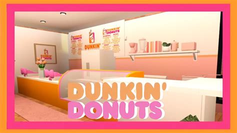Dunkin Donut In Bloxburg ♡ Interior Rainbowridayt Youtube