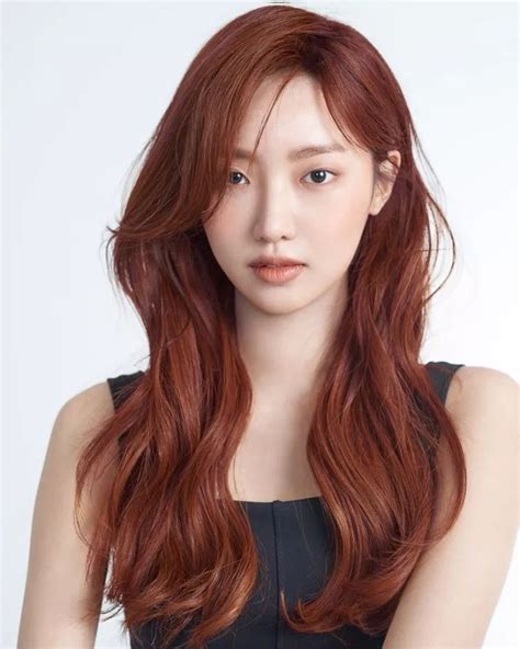 2018夏季长发色彩 Chahongardor Hair Color Asian Korean Hair Color Light