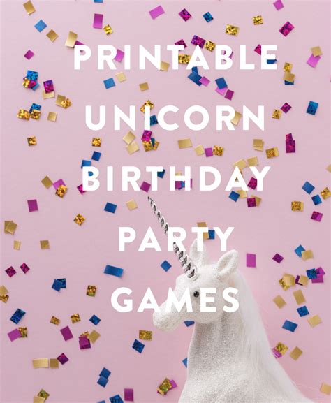 31 Fun Unicorn Party Games Fun Party Pop
