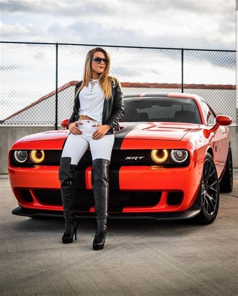 Dodge Challenger Srt Sexy Cars Mopar Girl Muscle Cars Mustang