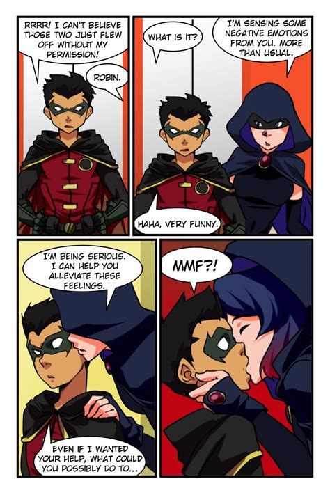 Pin De Rachel Roth En Raven X Damian Robin Y Raven Batman Divertido