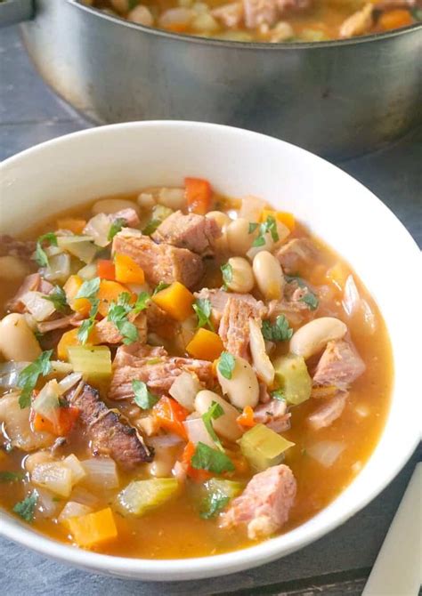Easy Leftover Ham And Bean Soup My Gorgeous Recipes