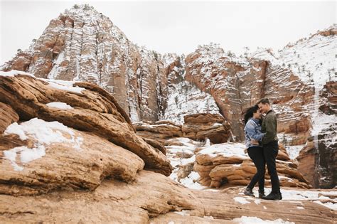 How To Have A Winter Adventure Session In Zion National Park Natalie