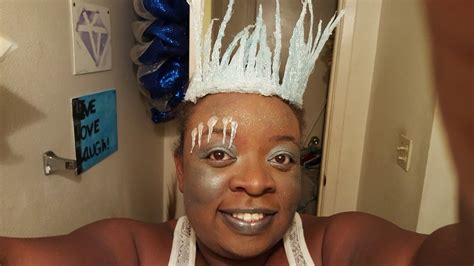 diy snow queen makeup for african american women or women have darker skin tone snow queen