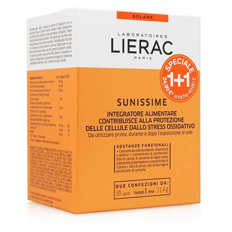 Lierac - Sunissime - Integratore Alimentare - Offerta 1+1: in offerta a ...