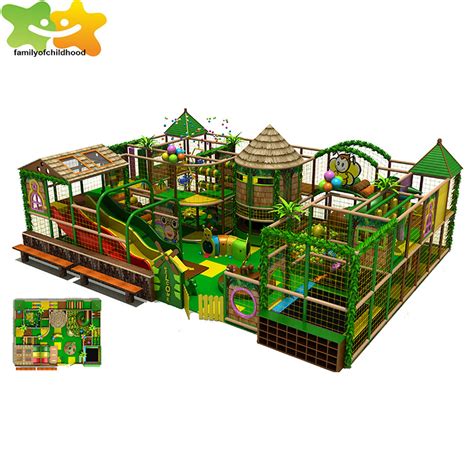 Latest Tree House Toddler Indoor Playground Maze For