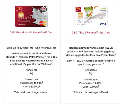 We did not find results for: Canadian Rewards: 2 CIBC credit cards are no longer offered