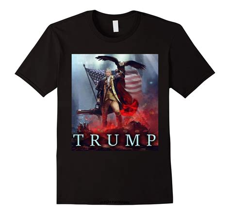 Men Funny T Shirt Women Cool Tshirt Funny President Trump Patriotic Eagle Party Shirt In T
