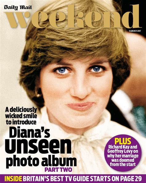 Uk Weekend Magazine 5 August 2017 Princess Diana Her Unseen Photo Al