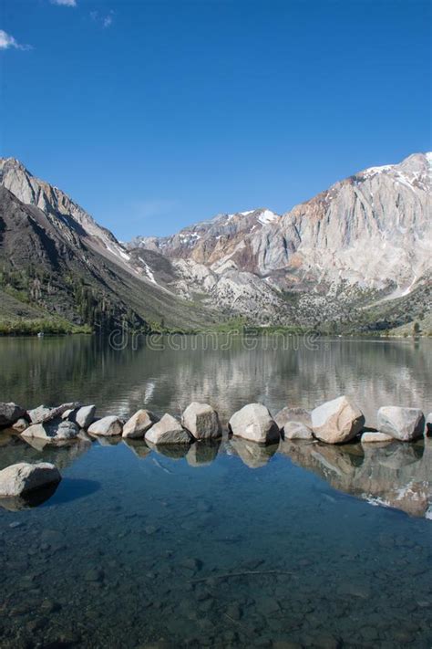 Convict Lake In The Springtime Located Off Of Us 395 Near Mammoth
