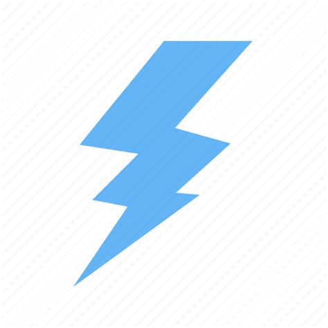 Electric Energy Lightning Power Thunder Thunderstorm Weather Icon
