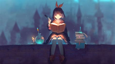 Studying Anime Wallpapers Wallpaper Cave