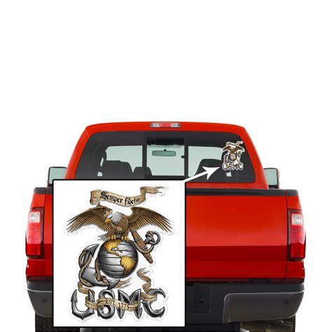 Collectible Marine Corps Decals Share Your Appreciation And Support
