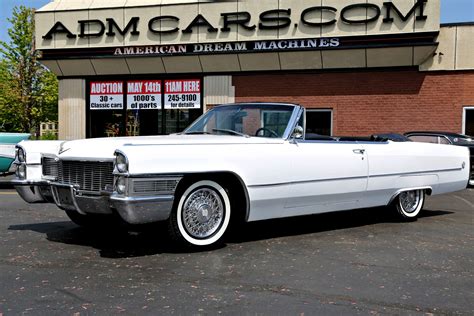 1965 Cadillac Deville Convertible Whiteblack429ci Pspb