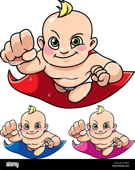 Super Baby Isolated Stock Vector Image And Art Alamy