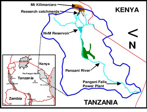 1 Tanzania And The Pangani River Basin Download Scientific Diagram