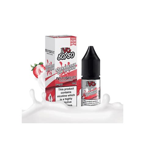 Ivg Strawberry Jam Yoghurt 10ml E Liquid E Liquid From Smokshop Uk