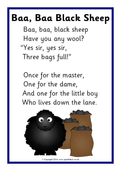 Baba black sheep song baa baa black sheep is an interactive app for childrens.this application helps for kids to learn rhymes.this application provides one of the best learning experience for your kids. Related Resources